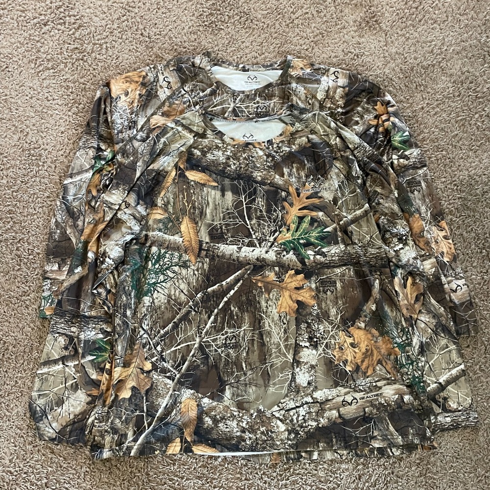 3XL Realtree Hunting Camo long sleeve